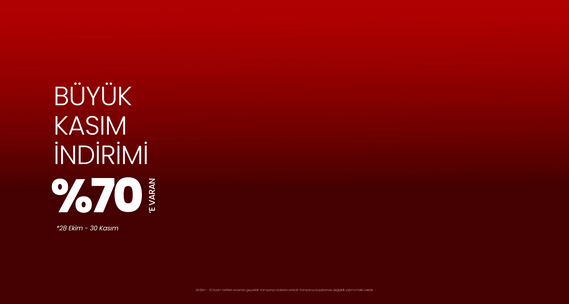 28.10.2026 Kasım İndirimi