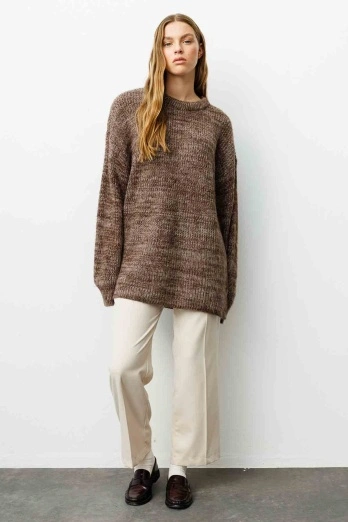 Hooopstore - Basic Kahve Kazak (1)