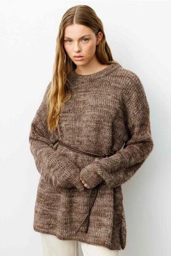 Hooopstore - Basic Kahve Kazak