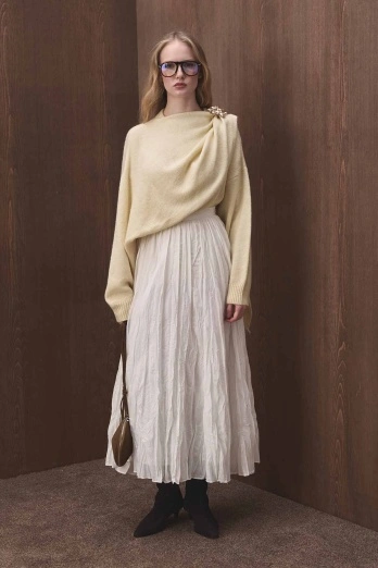 Hooopstore - Boho Crash Beyaz Etek Hooopstore - Boho Crash Beyaz Etek