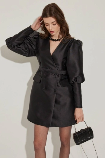 Hooopstore - Bride Premium Siyah Ceket (1)