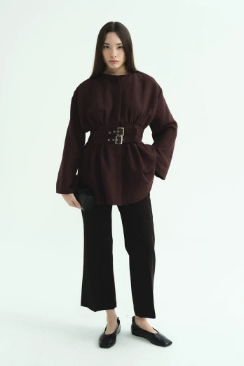 Hooopstore - Çift Tokalı Burganya Tunik