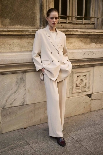 Hooopstore - Class Lastik Detaylı Palazzo Taş Pantolon Hooopstore - Class Lastik Detaylı Palazzo Taş Pantolon