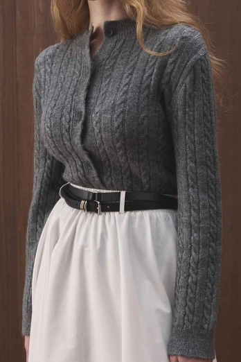 Hooopstore - D Toka Detaylı Deri Siyah Kemer