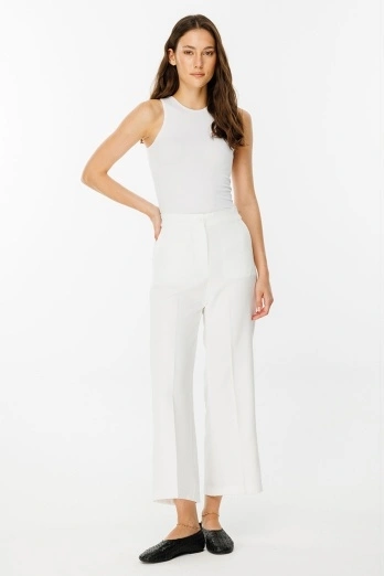 Hooopstore - Double Beyaz Pantolon Hooopstore - Double Beyaz Pantolon