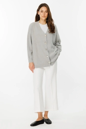 Hooopstore - Double Beyaz Pantolon (1) Hooopstore - Double Beyaz Pantolon (1)