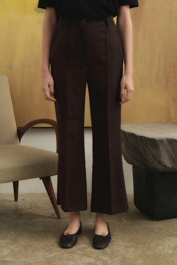 Hooopstore - Flare Kahve Pantolon (1)