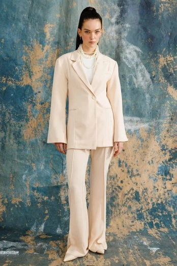 Hooopstore - Flare Kesim Kumaş Taş Pantolon (1)