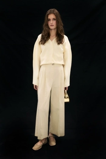 Hooopstore - Gabbro Pile Detaylı Vanilya Pantolon Hooopstore - Gabbro Pile Detaylı Vanilya Pantolon