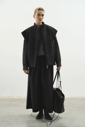 Hooopstore - Kapitone Siyah Yelek (1)