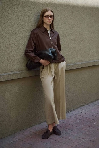 Hooopstore - Kısa Gabardin Kahve Ceket (1) Hooopstore - Kısa Gabardin Kahve Ceket (1)