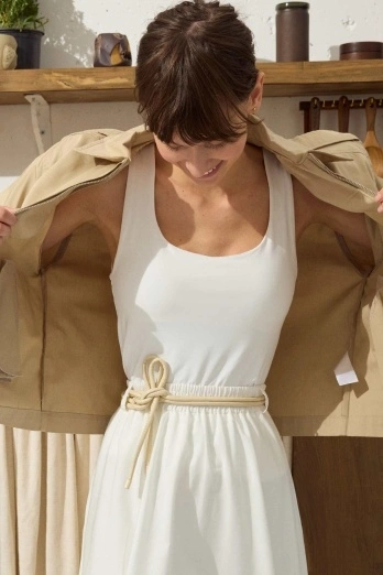 Hooopstore - Kordon Ekru Deri Kemer Hooopstore - Kordon Ekru Deri Kemer