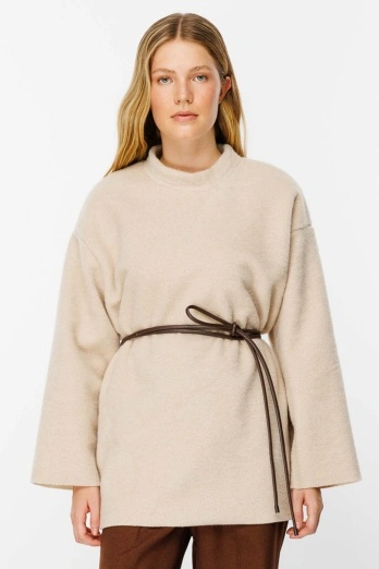 Hooopstore - Kordon Kahve Deri Kemer