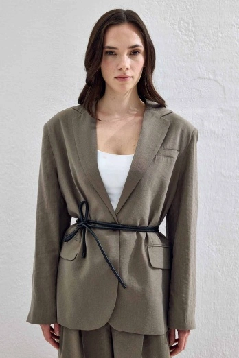 Hooopstore - Kordon Siyah Deri Kemer (1)