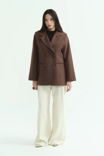 Hooopstore - Kruvaze Vizon Ceket (1)