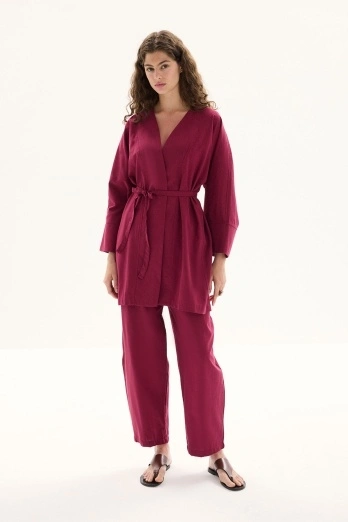 Hooopstore - Naturel Bordo Kimono (1)