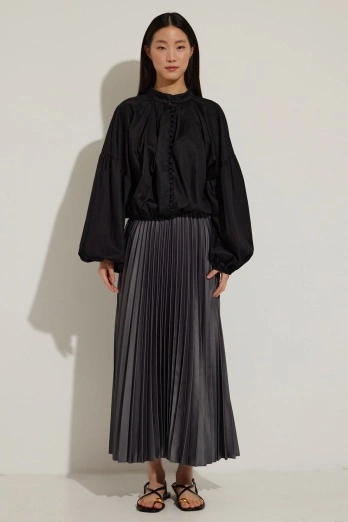 Hooopstore - Pilisoley Saten Antrasit Etek (1)