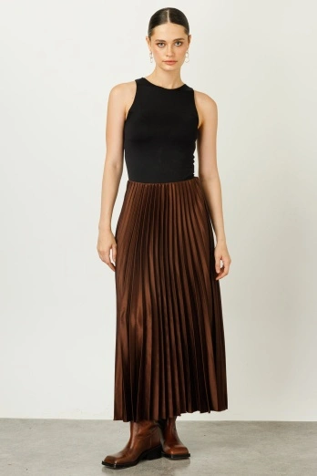 Hooopstore - Pilisoley Saten Kahve Etek (1)