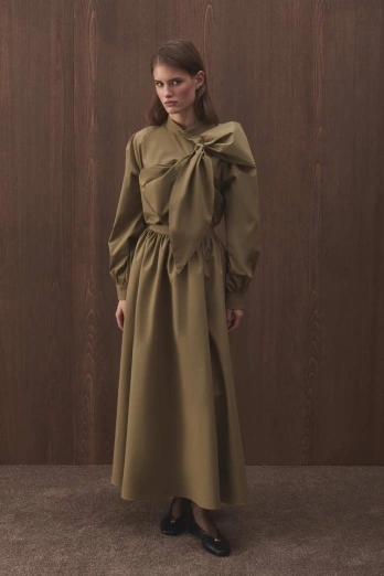 Hooopstore - Premium Poplin Balon Haki Etek (1)