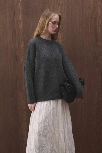 Hooopstore - Premium Yumuşak Dokulu Antrasit Kazak (1)