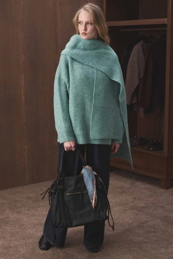 Hooopstore - Premium Yumuşak Dokulu Soft Mint Kazak (1)