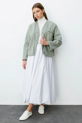 Hooopstore - Princess Poplin Beyaz Balon Etek