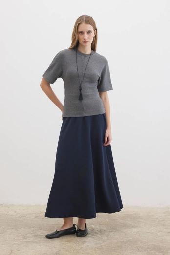 Hooopstore - Scuba Lacivert Etek (1)