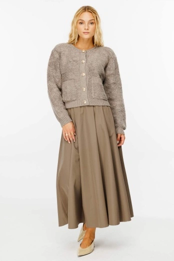 Hooopstore - Tedy Dokulu Premium Vizon Hırka (1)