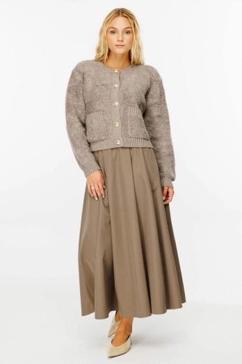 Hooopstore - Tedy Dokulu Premium Vizon Hırka (1) Hooopstore - Tedy Dokulu Premium Vizon Hırka (1)