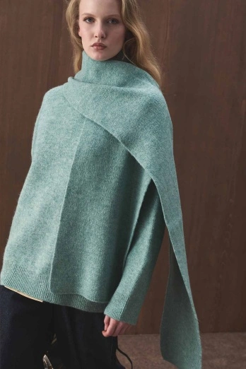 Hooopstore - Yumuşak Dokulu Soft Mint Atkı