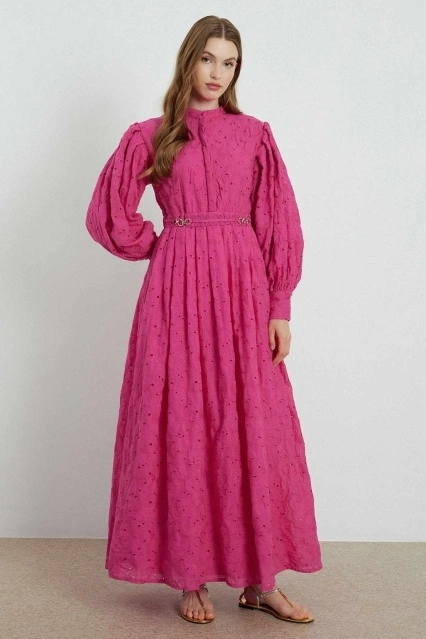 Petit Brode Fuşya Elbise Petit Brode Fuşya Elbise