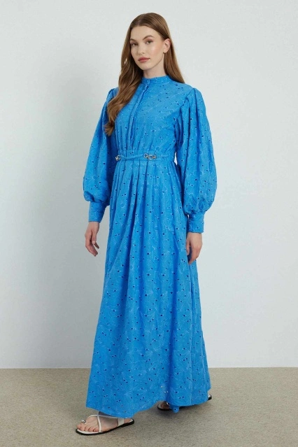 Petit Brode Mavi Elbise