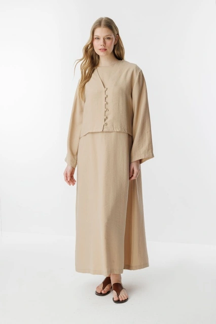 Rahat Kesim Liyosel Taş Elbise 