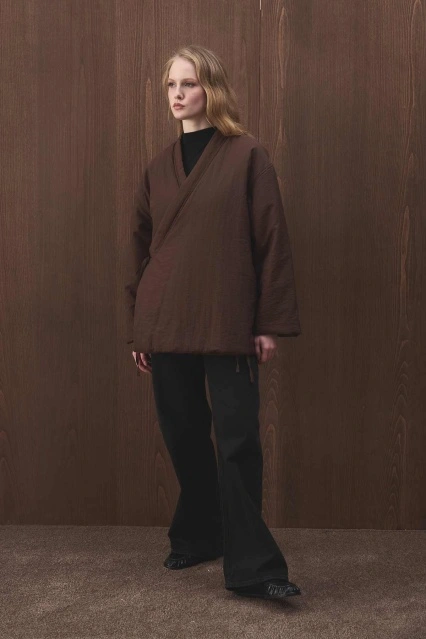 Anvelop Bağlama Şişme Kahve Mont