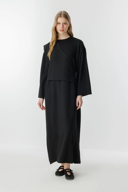 Anvelop Siyah Elbise
