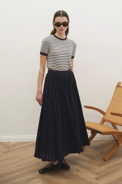 Boho Crash Lacivert Etek Boho Crash Lacivert Etek