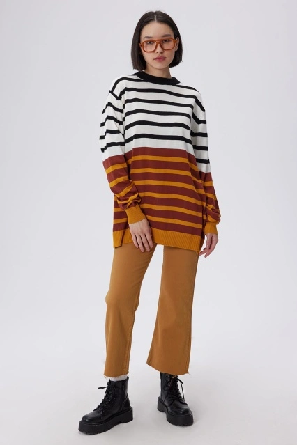 Bootcut Jean Camel Pantolon