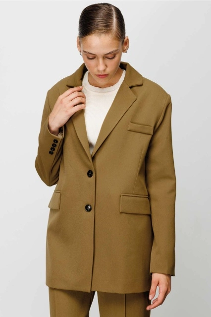 Boyfriend Bronz Blazer Ceket