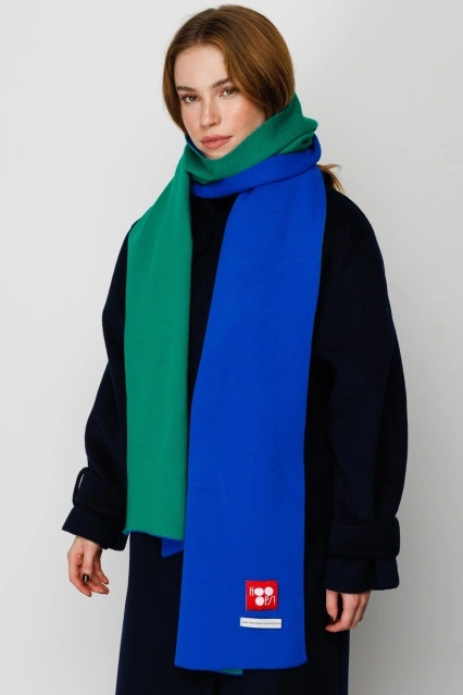 Çift Yönlü Atkı - Benetton Yeşili