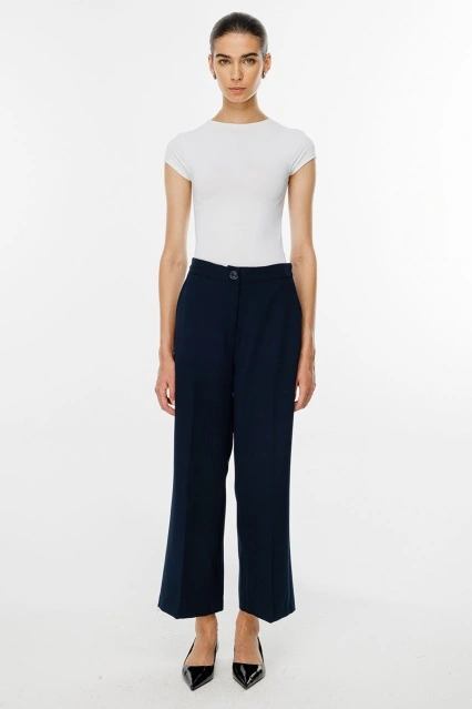 Double Lacivert Pantolon