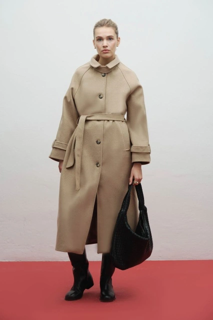 Kaşe Deve Tüy Kaban