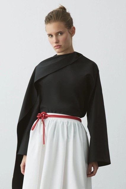 Kordon Deri Kırmızı Kemer