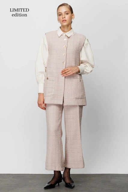 Milan Tüvit Takım - Bej