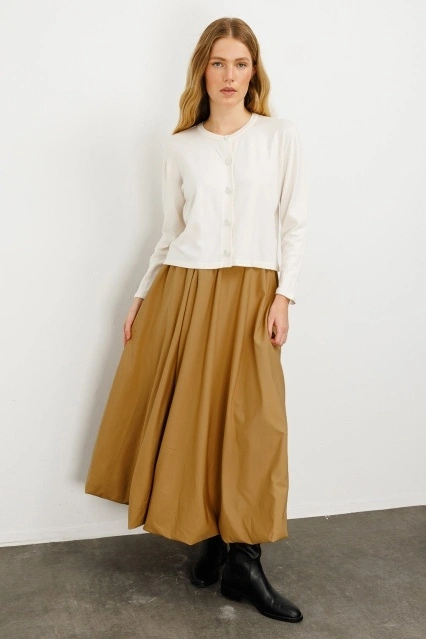 Perla Krem Triko Hırka Perla Krem Triko Hırka