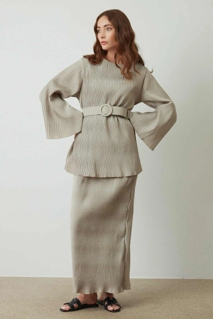 Pilise Taş Etek Takım