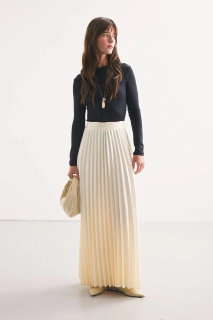 Pilisoley Saten Krem Etek