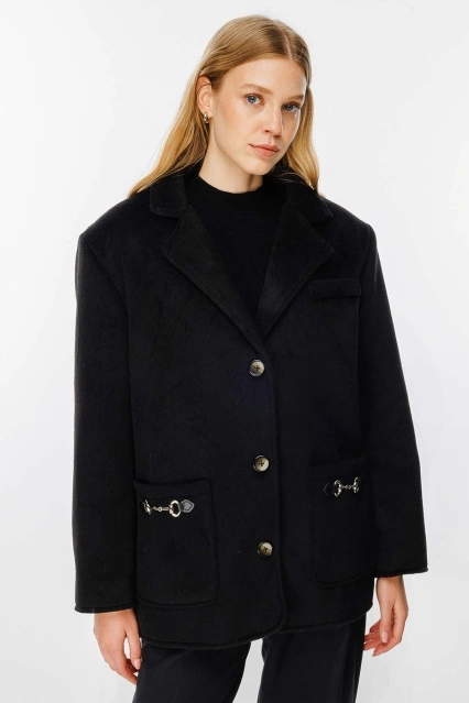 Premium Kasha Siyah Blazer