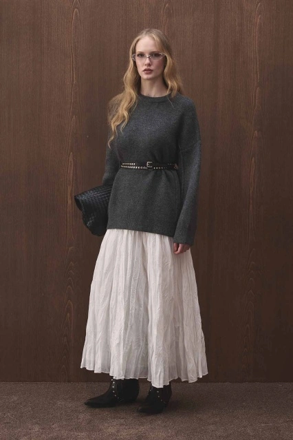 Premium Yumuşak Dokulu Antrasit Kazak