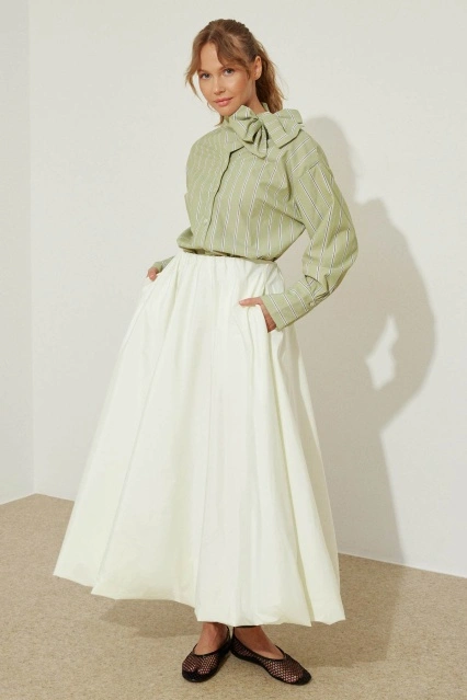 Princess Ekru Balon Etek