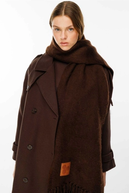 Şardonlu Kahve Atkı